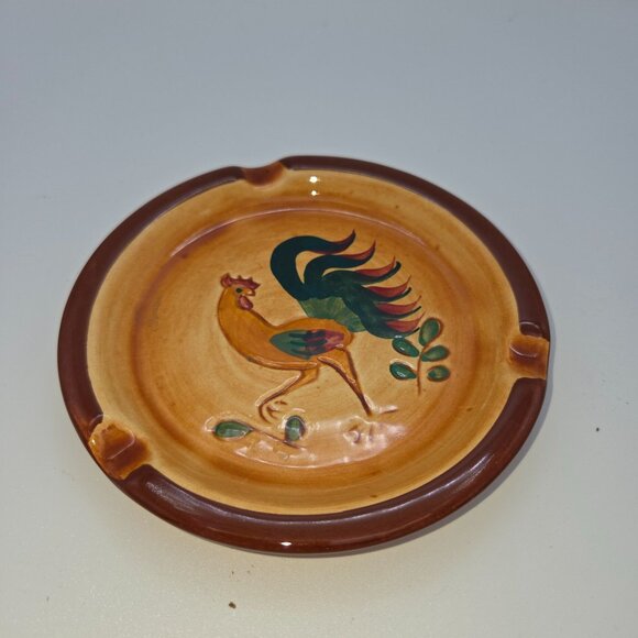 Pennsbury Pottery Rooster Ceramic Ash Tray. - Picture 2 of 5